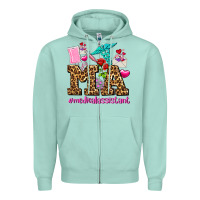Seafoam valentines day m a medical assistant Zipper Hoodie - AdoDesignShop