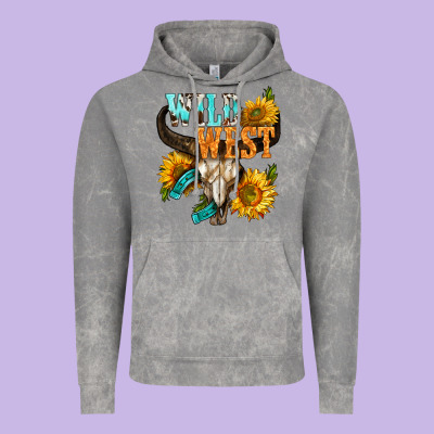 Western Wild West Rodeo Vintage Hoodie Designed By Bundleandbundleshop