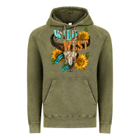 Vintage Olive Western Wild West Rodeo Vintage Hoodie - BundleAndBundleShop