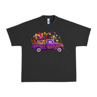 Mardi Gras Leopard Truck Urban Heavy Tee | Teevron