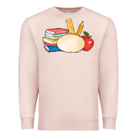 Pale Pink back to school custom Premium Sweatshirt - AdoDesignShop
