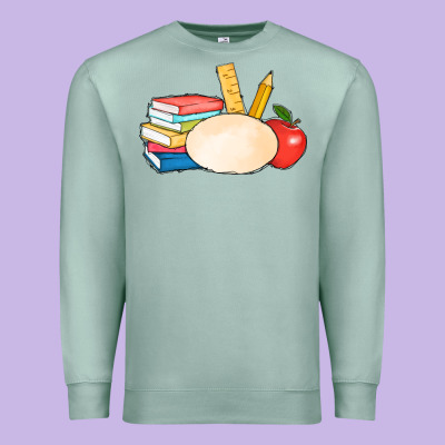 Back To School Custom Premium Sweatshirt Designed By Adodesignshop