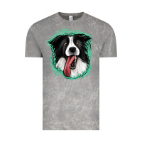 Cloud Rock border collie Vintage Tee - Jasminsmagicworld
