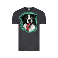 Vintage Black border collie Vintage Tee - Jasminsmagicworld