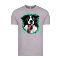 Vintage Zinc border collie Vintage Tee - Jasminsmagicworld