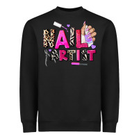 Black nail artist Heavyweight Sweatshirt - AdoDesignShop