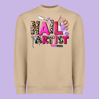 Nail Artist Heavyweight Sweatshirt Designed By Adodesignshop