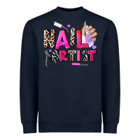 Navy nail artist Heavyweight Sweatshirt - AdoDesignShop