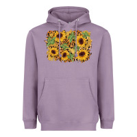Lavender cactus leopard sunflower glitter background Heavyweight Hoodie - AdoDesignShop