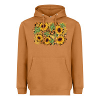 Meerkat cactus leopard sunflower glitter background Heavyweight Hoodie - AdoDesignShop