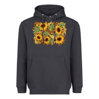 Smoke cactus leopard sunflower glitter background Heavyweight Hoodie - AdoDesignShop