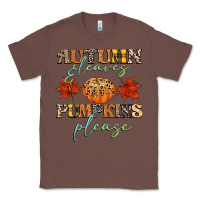Chestnut autumn leaves and pumpkins please Classic Tee - CowGirlArtShop