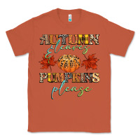 Copper autumn leaves and pumpkins please Classic Tee - CowGirlArtShop
