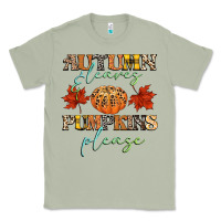 Autumn Leaves And Pumpkins Please Classic Tee | Teevron