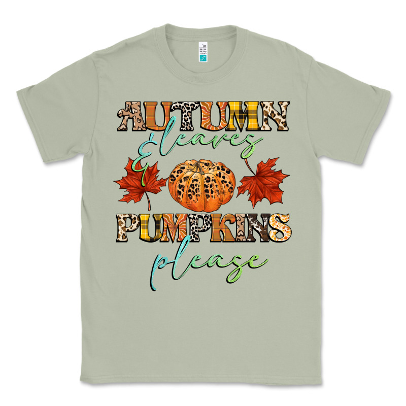 Autumn Leaves And Pumpkins Please Classic Tee by CowGirlArtShop | Teevron