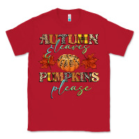 Red autumn leaves and pumpkins please Classic Tee - CowGirlArtShop