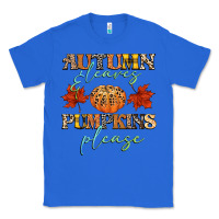 True Royal autumn leaves and pumpkins please Classic Tee - CowGirlArtShop