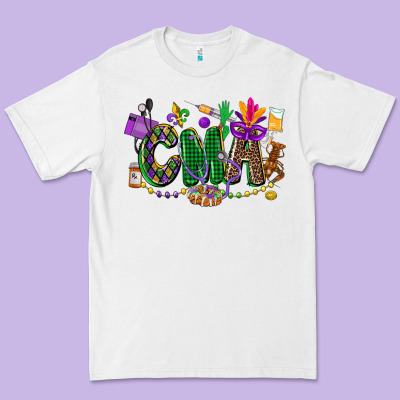 Cma Mardi Gras Cowgirl Premium Tee Designed By Cowgirlartshop