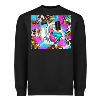 Black hair stylist Heavyweight Sweatshirt - AdoDesignShop