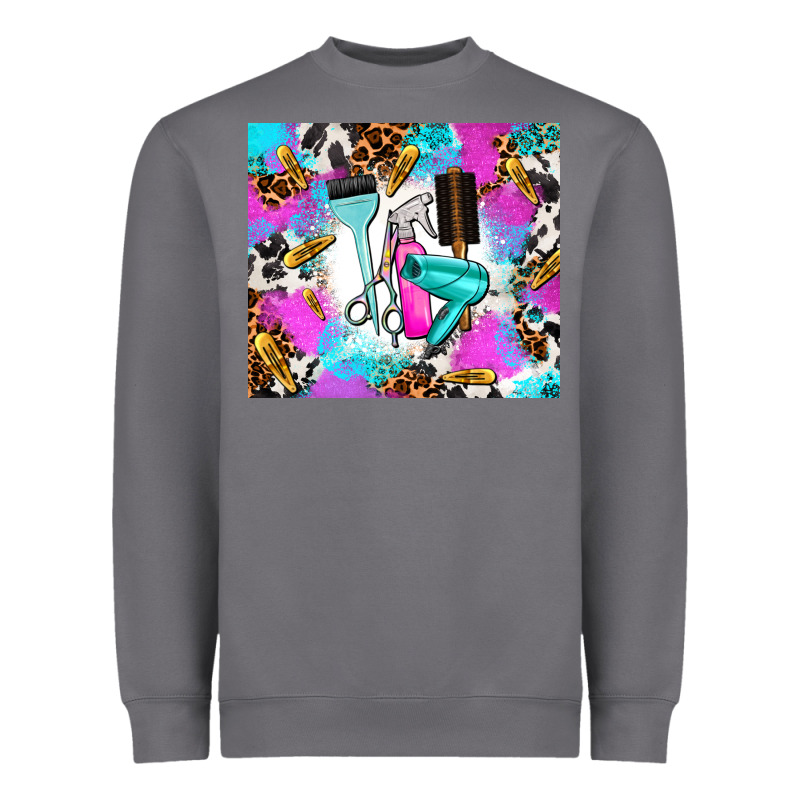 Hair Stylist Heavyweight Sweatshirt by AdoDesignShop | Teevron
