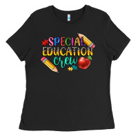 Black special education crew Ladies Tee - CowGirlArtShop