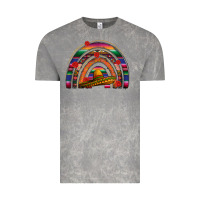 Cloud Rock Mexico rainbow Vintage Tee - FaDigitalArtStudio