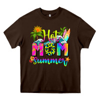 Chocolate Brown mom summer Heavy Core Tee - RanaPortraitStore