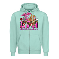 Seafoam valentines day lvn licensed vocational nurse Zipper Hoodie - AdoDesignShop