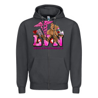 Smoke valentines day lvn licensed vocational nurse Zipper Hoodie - AdoDesignShop