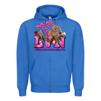 True Royal valentines day lvn licensed vocational nurse Zipper Hoodie - AdoDesignShop