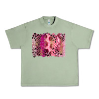 Oil Green breast cancer brushstroke Urban Heavy Tee - FaDigitalArtStudio