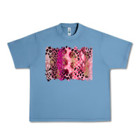 Pebble Blue breast cancer brushstroke Urban Heavy Tee - FaDigitalArtStudio