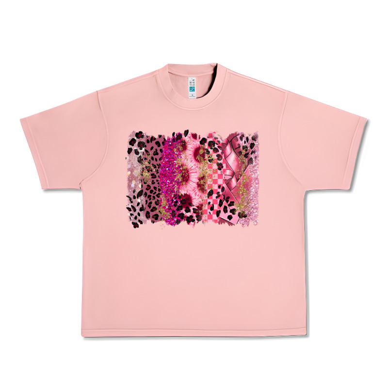 Breast Cancer Brushstroke Urban Heavy Tee by FaDigitalArtStudio | Teevron