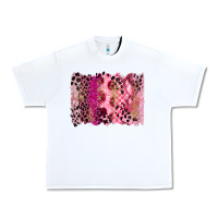 White breast cancer brushstroke Urban Heavy Tee - FaDigitalArtStudio
