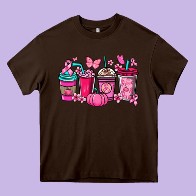 Cancer Coffee Cups Cancer Awareness Heavy Core Tee Designed By Howdyjamesfarm