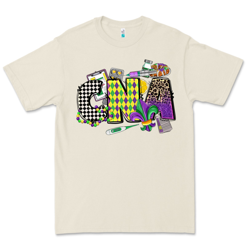 Cna Mardi Gras Certified Nursing Assistant Premium Tee by CowGirlArtShop | Teevron