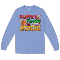 Santa's Favorite Nurse Long Sleeve Tee | Teevron