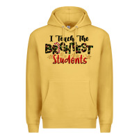 Antique Gold I Teach The Brightest Students Premium Hoodie - LillyAllenDesigns