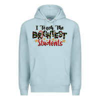 Blue Mist I Teach The Brightest Students Premium Hoodie - LillyAllenDesigns