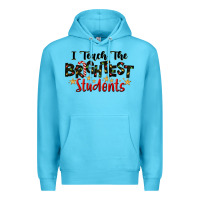 Ocean Blue I Teach The Brightest Students Premium Hoodie - LillyAllenDesigns