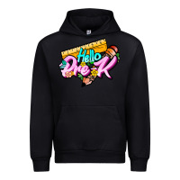 Black hello pre k Urban Hoodie - JahusDesignShop