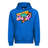 Cobalt hello pre k Urban Hoodie - JahusDesignShop