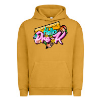 Pigment Peanut Butter hello pre k Urban Hoodie - JahusDesignShop