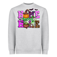 Heather Grey halloween home sweet home Heavyweight Sweatshirt - AdoDesignShop
