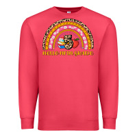 Cardinal back to school rainbow hello fifth grade Premium Sweatshirt - AdoDesignShop