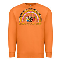Carrot back to school rainbow hello fifth grade Premium Sweatshirt - AdoDesignShop