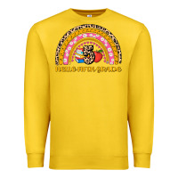 Lemon back to school rainbow hello fifth grade Premium Sweatshirt - AdoDesignShop