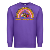 Purple back to school rainbow hello fifth grade Premium Sweatshirt - AdoDesignShop
