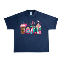Navy nail hustler coffee cups Urban Heavy Tee - Jasminsmagicworld