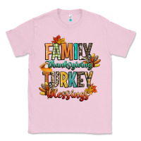 Bubblegum Pink family thanksgiving turkey blessing Classic Tee - CowGirlArtShop